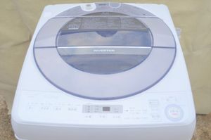 SHARP シャープ 8.0kg洗濯乾燥機 ES-GV8C-S 2018年製の買取り品の画像