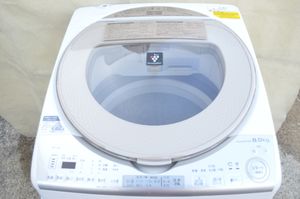 SHARP シャープ 8.0kg洗濯乾燥機 ES-TX8B-N 2018年製の買取り品の画像