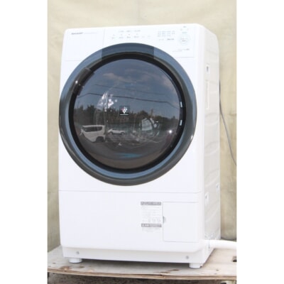 SHARP　コンパクトドラム式洗濯乾燥機　ES-S7G-WRの買取り品の画像