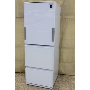 SHARP シャープ 3ドアノンフロン冷凍冷蔵庫 356L SJ-GE36E-W 2019年製の買取り品の画像