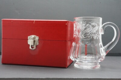 Baccarat/バカラ ＊ キリンビアマグコレクショングラス ビアマグカップ ビアジョッキ クリスタルガラス 箱付きの買取り品の画像