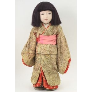 アンティーク 久徳正 市松人形 約53cm 明治～大正の買取り品の画像