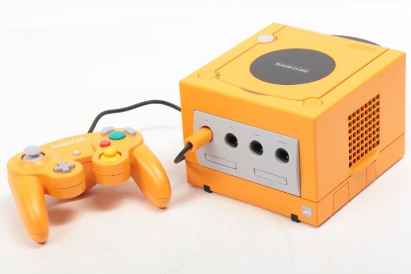 Nintendo  ゲームキューブ本体・コントローラー オレンジ 動作品の画像1