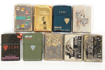 機動戦士ガンダム関連  ZIPPO 百式・ハロ・ザク・ドムなどの買取り品の画像