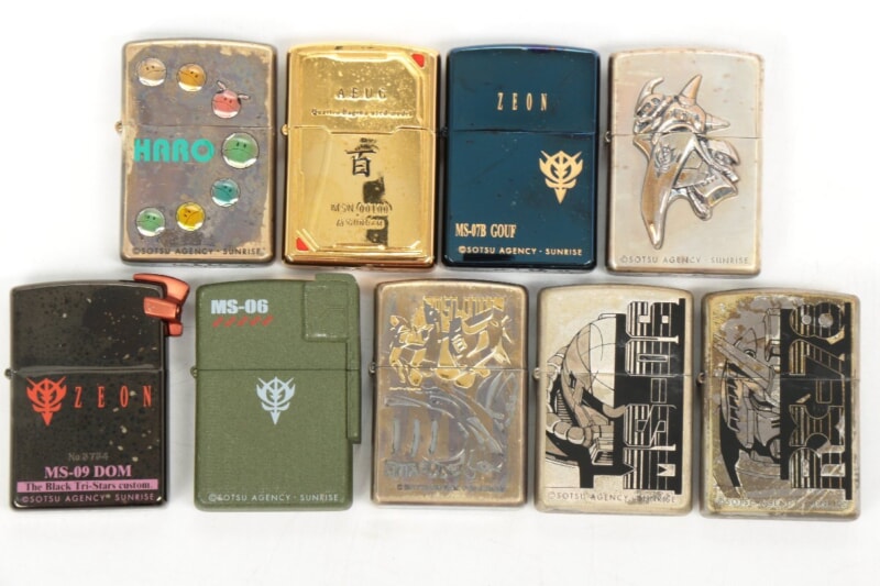 機動戦士ガンダム関連  ZIPPO 百式・ハロ・ザク・ドムなどの画像1