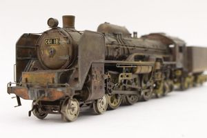 蒸気機関車 C61 18 Oゲージ 鉄道模型 炭水車付の買取り品の画像